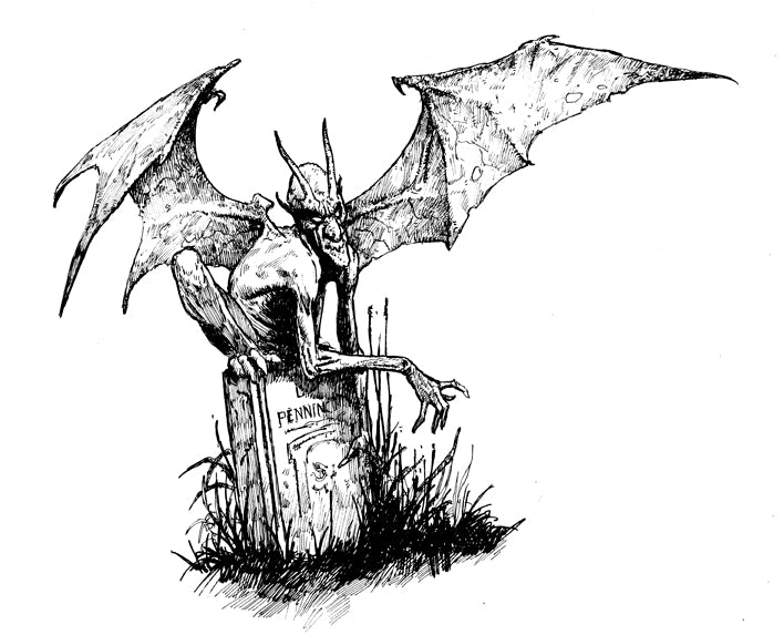 Eldritch Tales; A Bat-Winged Imp of Tartarus